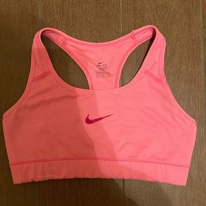 Hot Pink Nike Sports Bra